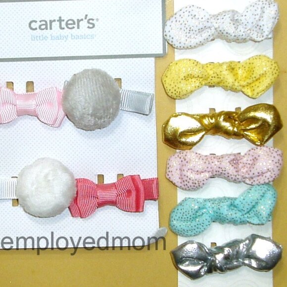 Girls Hair Clips Bow Knot Clippies Hairclip Baby & Age 3 up 14 pc Lot 3 - Picture 4 of 9